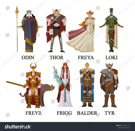 2297 Norse Gods Images Stock Photos And Vectors Shutterstock