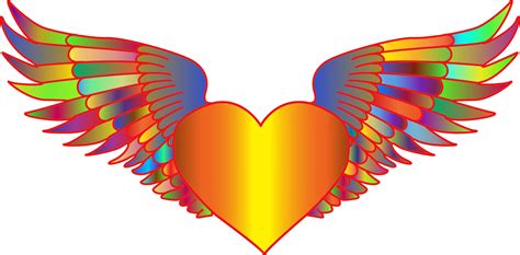 Heart With Wings Png Png Image Collection