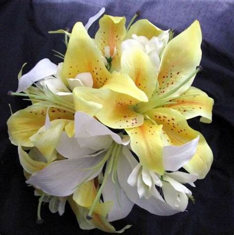 We did not find results for: lilies wedding bouquet | Silk Bouquet Cream/White Yellow ...