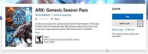 Bought Ark Genesis but not showing up as purchased : playark