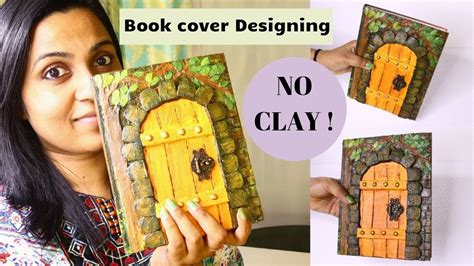 Awesome Book Cover Making Idea No Clay Used Cardboard Craft By Aloha