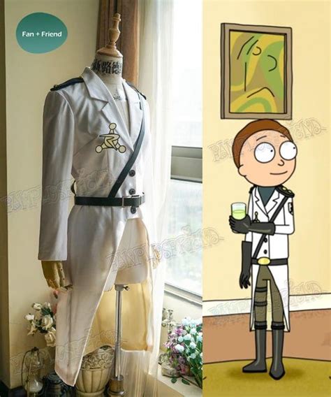 Rick And Morty Tv Series Cosplay Morty Smith Uniform Jacket Rick