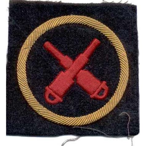 M43 Navy Arm Patch Artillery Systems Personnel Uniform Insignia
