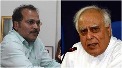 Now Adhir Ranjan Hits Out At Kapil Sibal Says Speaking Without Doing