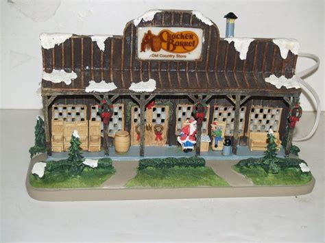 Up for your consideration is a cracker barrel winter or christmas village restaurant. Cracker Barrel Old Country Store Lighted Christmas ...