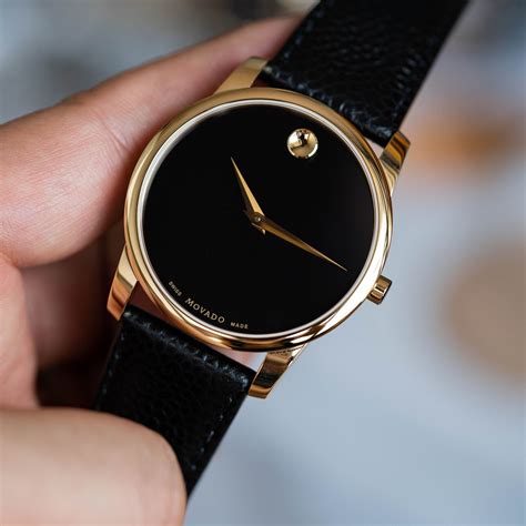 Movado 0607014 Museum Classic Gold Watch Acauthentic