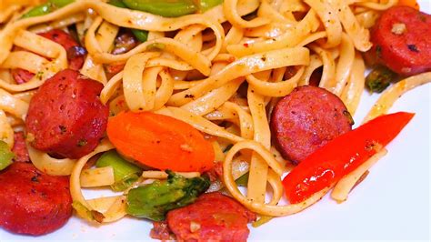 Both of my grandmothers and my mamma taught me how to cook delicious cajun and creole food. Cajun Pasta with Smoked Sausage & Vegetables | CAJUN STIR ...