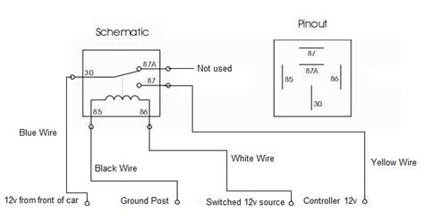 elegant bosch  pin relay wiring diagram