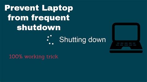 how to prevent laptop from shutting down frequently 2018 hp laptop shut downs automatically