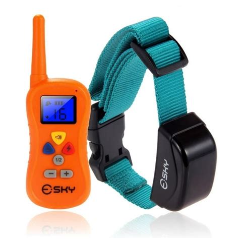 Esky Upgraded Backlight Rechargeable 330 Yard Remote Dog Training
