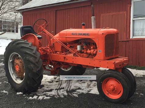 A Rare One Allis Chalmers Tractors Vintage Tractors Tractors All In