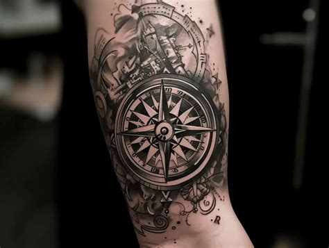 Compass Tattoo Meaning Symbolism And Interpretations