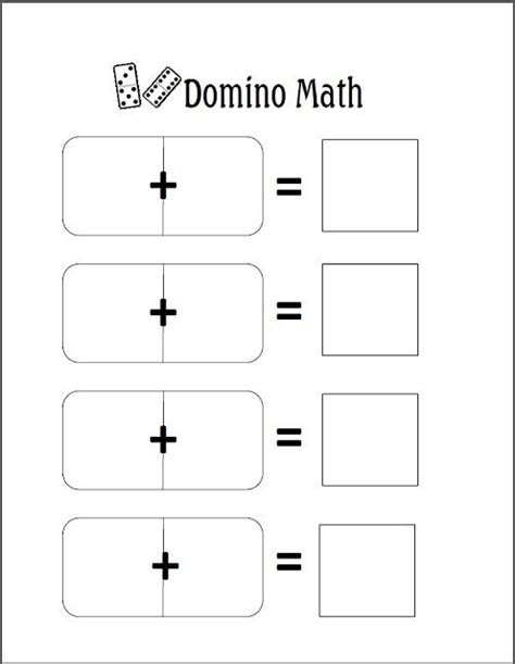 67 Best Images About Domino Math On Pinterest Math