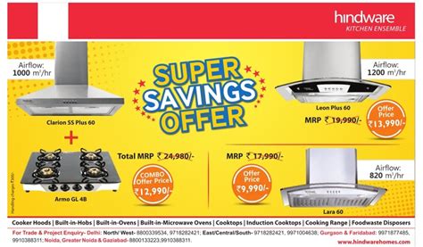 Kitchen appliances coupons & discount offers. Hindware Kitchen Appliances - Super Savings Offers ...