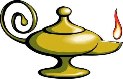 How To Draw A Genie Lamp Cliparts Co