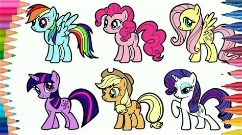 30 Sketsa Gambar Kartun Little Pony Keren Sketboy