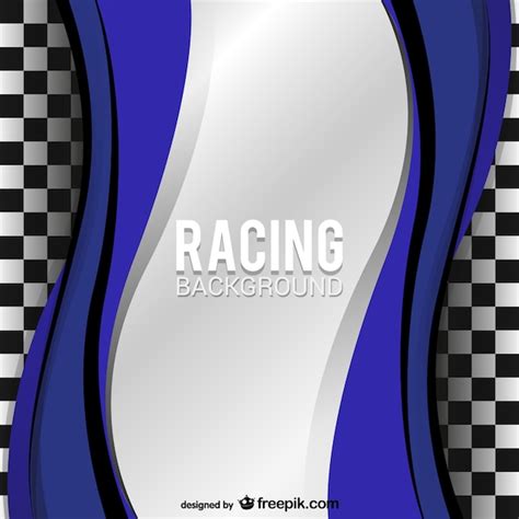 Abstract Racing Background Free Vector