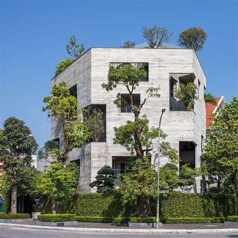 3novicestrees Burst Through Walls Of Ha Long Villa By Vo Trong Nghia