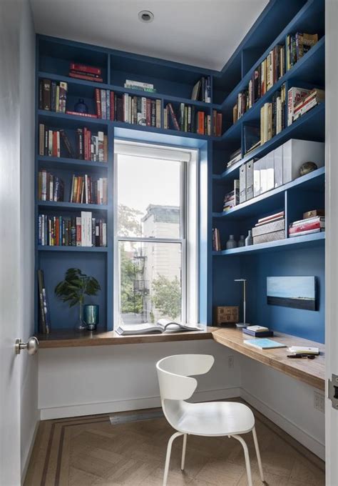 25 Chic Blue Home Offices In Various Styles Shelterness
