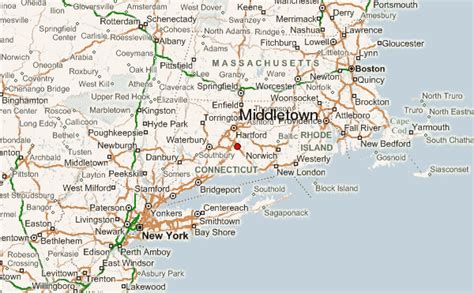 Middletown Connecticut Map