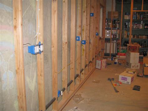 Basement Project Finished With Framing Electrical Plumbing And Hvac