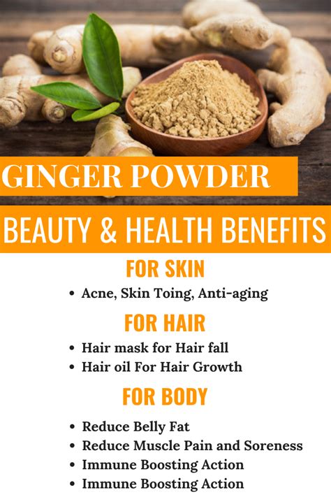 Beauty And Health Benefits Of Ginger Powder Ginger Benefits Ginger