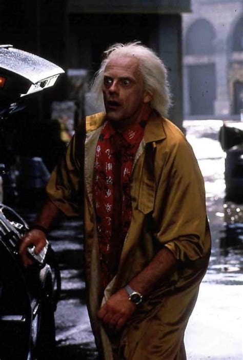 Christopher Lloyd As Doctor Emmett Doc Brown In Back To The Future