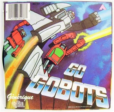 Go Gobots Original French Tv Series Soundtrack Mini Lp Record Ab Prod 1985