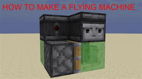 How To Make A Flying Machine In Minecraft Java Edition Tutorial