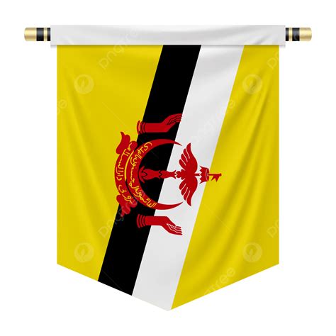 Gambar Panji Dengan Bendera Nasional Brunei Bendera Kebangsaan