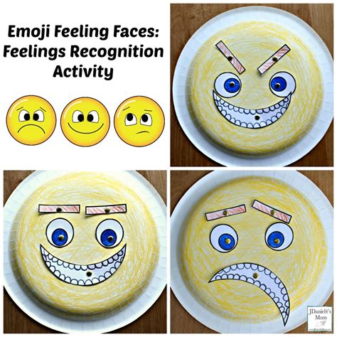 Emoji Feeling Faces Feelings Recognition Activity