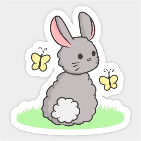 Cute Bunny Bunny Sticker Teepublic