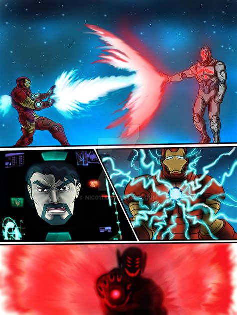 Avenger Iron Man Vs Ultron Pag 7 By Nic011 On Deviantart
