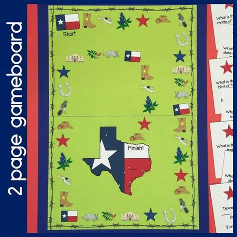 Texas State Symbols History And Geography Game Texas Symbols Review