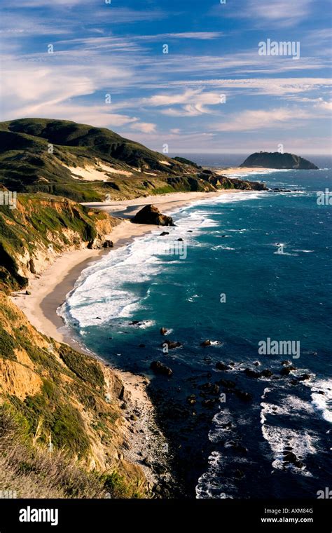 Big Sur S Late Afternoon Light Overlooking The Pacific Stock Photo Alamy