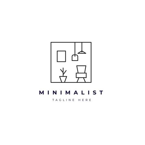 Minimalist Furniture Logo Symbol Minimalist Logo Design Interior