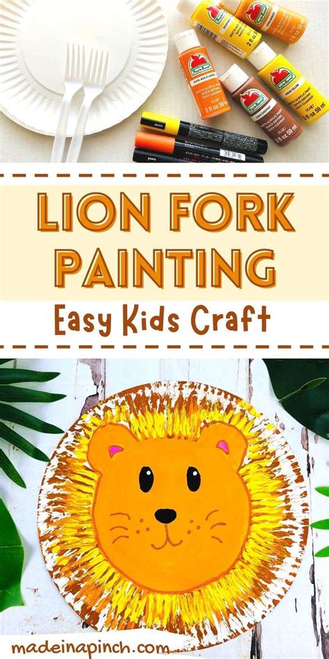 Lion Fork Painting Activity Made In A Pinch