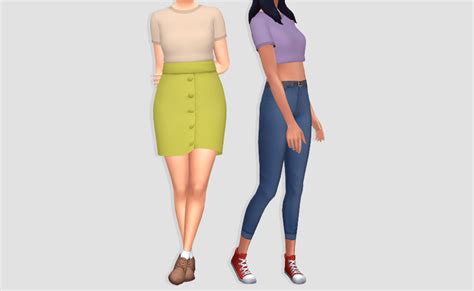 Pheebsims Anya Top And Skirt My First Ever Love 4 Cc