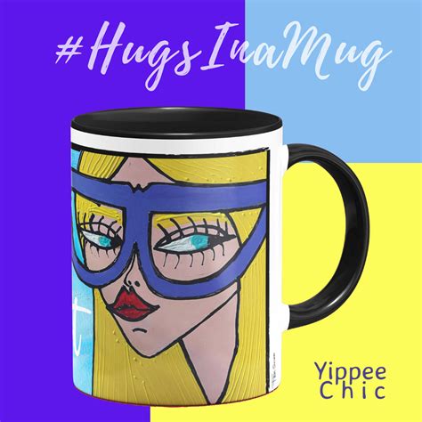Smart Girl Coffee Mug Pop Art Mug Art Mug Unique Coffee Etsy España