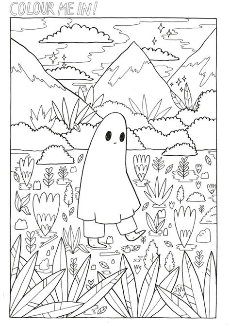 Aesthetic Coloring Pages Collection | Tumblr coloring pages, Cartoon