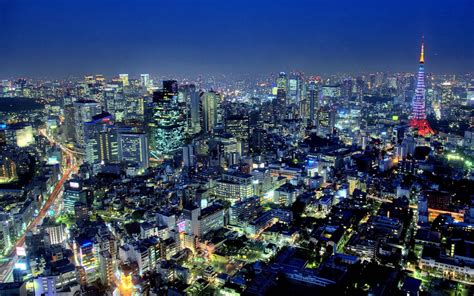 Download Tokyo Skyline At Night Wallpaper