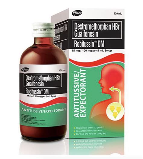 Robitussin Dm Dextromethorphan Hbr Guaifenesin Syrup Cough Relief