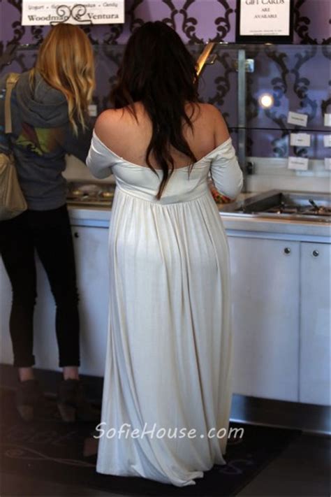Sexy Long Ivory Pregnant Kim Kardashian Maternity Dress