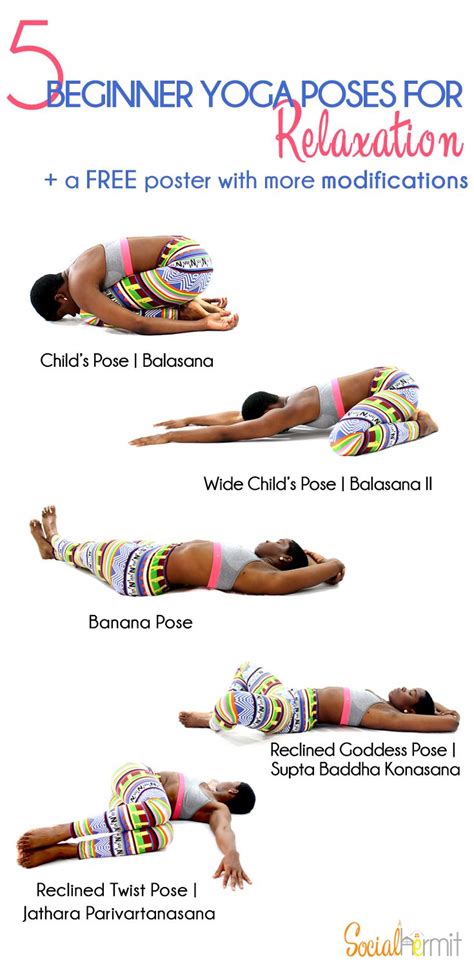 5 Beginner Yoga Poses For Relaxation Yoga For Beginners