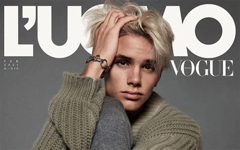 Romeo Beckham Excited For His Modeling Debut On Luomo Vogue Cover