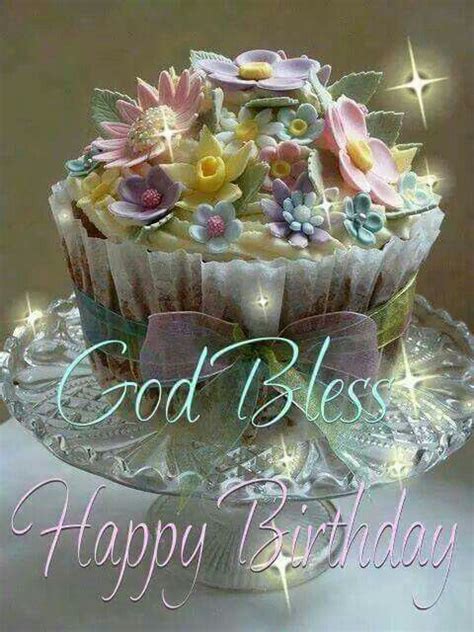May you have a blessed day and a great life ahead! God Bless Happy Birthday | Beautiful cupcakes, Tea cakes ...