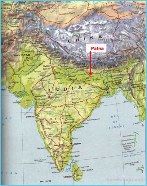 Where Is Patna India Patna India Map Map Of Patna India