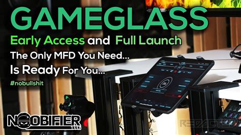 Gameglass Launch - Best MFD for Gaming Star Citizen - YouTube
