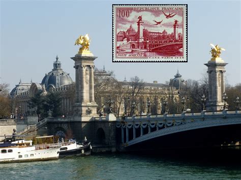 Photo Ops Philatelic Photograph Pont Alexandre Iii And The Petit