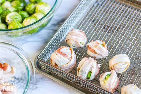 sprouts brussel bacon wrapped fryer air cook